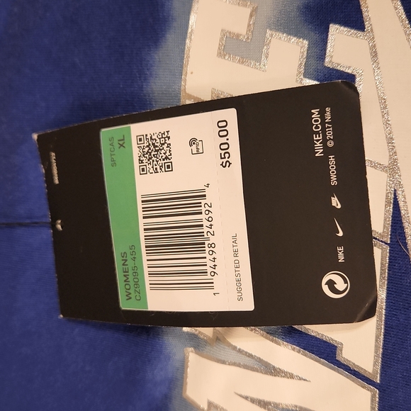 Nike 1972 Striped Tie Dye Tee Shirt NWT - Picture 4 of 4